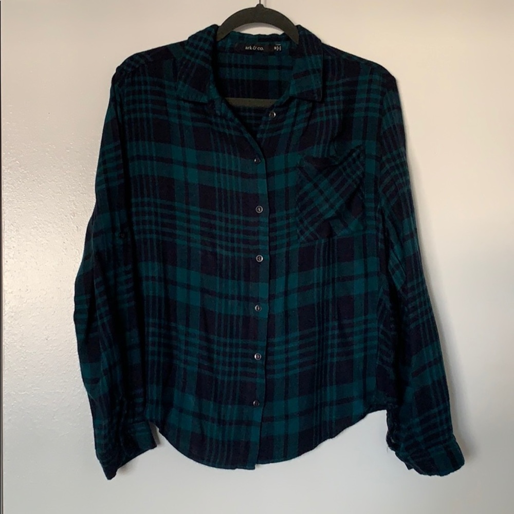 Ark & Co Plaid Shirt Size US M